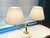 Brass Authentic Jonathan Adler Milano Brass & Carrara Marble 2-Arm Lamp For Sale - Image 8 of 17