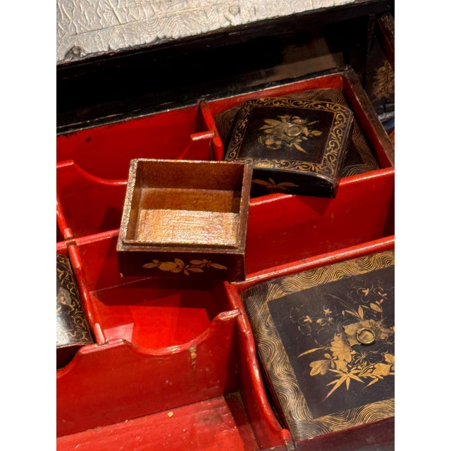 19th Century Chinoiserie Dressing Mirror For Sale - Image 13 of 16