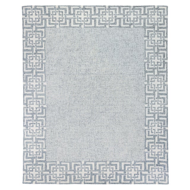 Textile Exquisite Rugs Melbourne Handtufted Wool & Cotton Aqua - 12'x15' For Sale - Image 7 of 7