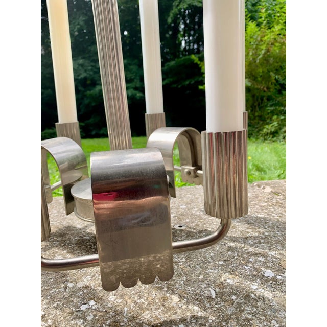 Vintage Art Deco Chandelier, 1930 For Sale - Image 11 of 18