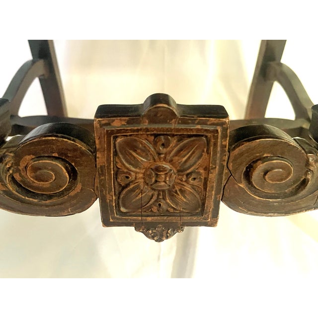 Early 20th Century French Style Throne Chair For Sale - Image 9 of 12