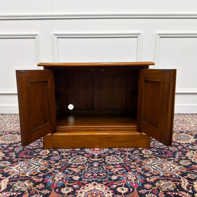 Brown Classic English Office Cabinet Printer Table For Sale - Image 8 of 10
