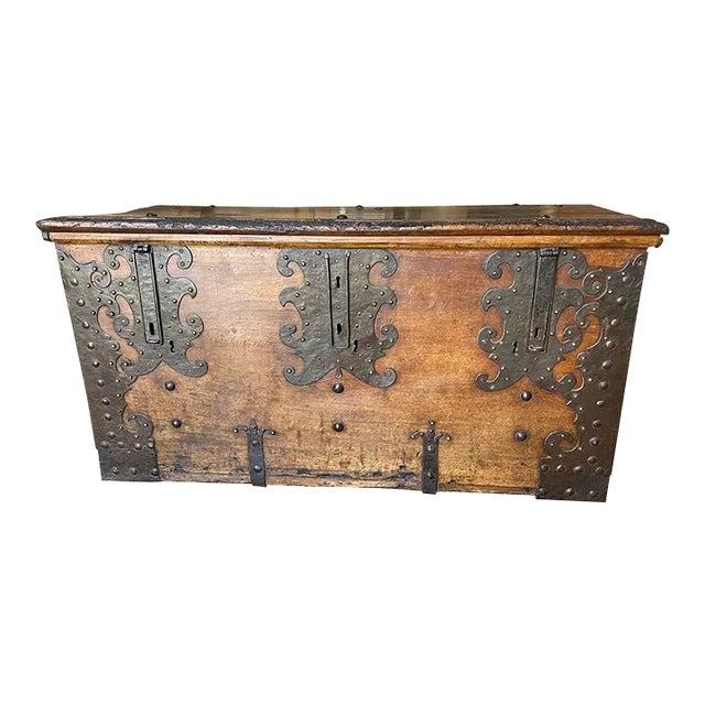 Early 17th Century Italian Coffre Fort For Sale