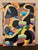 Orange David Mac Innes Light•Color• Pattern 2003 #68 Painting on Canvas Original For Sale - Image 8 of 8