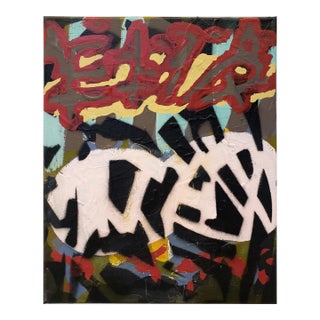Contemporary Abstract Painting by Lionel Lamy "Interdimensional Bail Bonds" For Sale