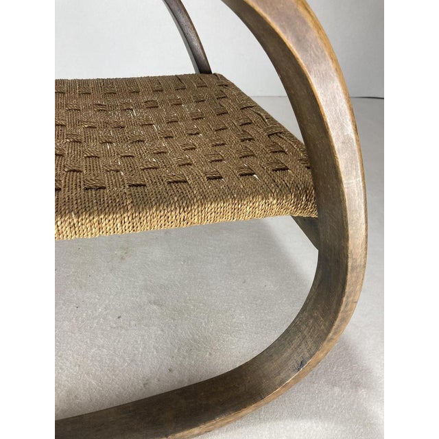 Cantilever Wicker Cord Chair, 1930s For Sale - Image 4 of 18