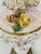 Vintage Italian Capodimonte Lamp Base - Rococo Porcelain With Swans & Roses For Sale - Image 9 of 12