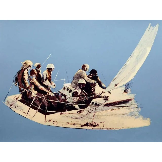 "Asea" by Mark King Original Limited Edition Serigraph on Paper Hand signed by the artist Image Size: 28" x 21.5" Paper...