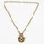 Metal Henry Perichon Gilded Bronze Necklace with Jeweled Cabochons For Sale - Image 7 of 11