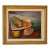 1980s Vintage Still Life – Fruit Composition Oil on Canvas Painting, Framed For Sale