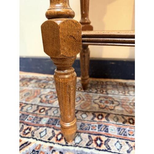 French Fruitwood and Marble Side Table or Plant Stand For Sale - Image 3 of 6