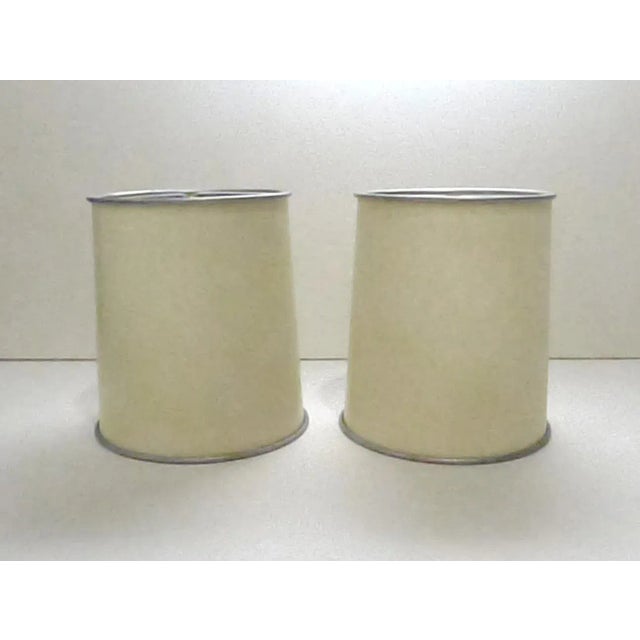 Contemporary Parchment Lamp Shades - a Pair For Sale - Image 3 of 3