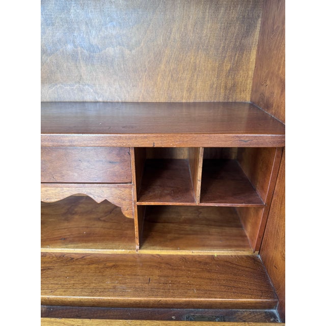 Mid 20th Century Mid 20th Century L. & j.g. Stickley Cherry Valley Solid Cherry Fall-Front Desk on Chest For Sale - Image 5 of 12