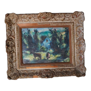 Dan Lutz (1906-1978)- Summer Meadow - Oil on Canvas