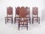 Dining Chairs with Leather Seats and Backs, Set of 5 For Sale - Image 15 of 15