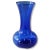 Mid-Century Modern "Illusion" Cobalt Blue Indiana Glass Vase For Sale - Image 3 of 11