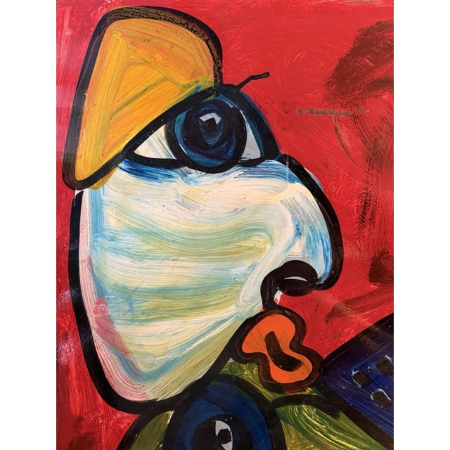 Robert Peter Keil, Faces, Oil Painting on Canvas For Sale - Image 12 of 13