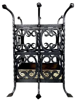 Wrought Iron Umbrella Stand, 1945