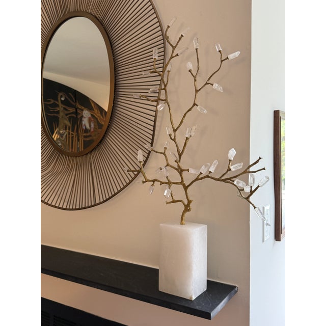 2010s Arteriors Oval Olympia Mirror For Sale - Image 5 of 10