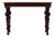 Wall or Console Table in Mahogany with Carved Round Legs, 1880s For Sale