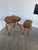 Brown Elm Side Tables, 1960s, Set of 2 For Sale - Image 8 of 18