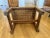 Wood 1950s Vintage Ottoman Weave Stool For Sale - Image 7 of 9