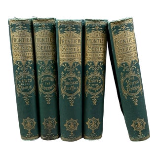 Antique 1870s ‘The Frontier Series Illustrated’ Books - 5 Volume Set For Sale