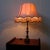 Vintage Table Lamp with Beaded Lampshade and Bronze Base, 1960s For Sale - Image 13 of 17