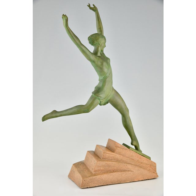Metal Pierre Le Faguays, Nude, Olympie, 1930s, Metal For Sale - Image 7 of 12