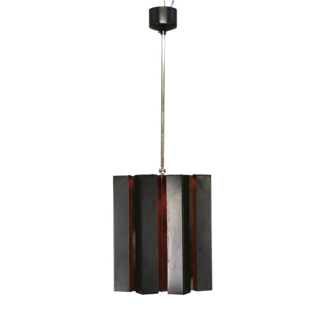 Vintage Space Age Pendant Light by Napako, Czechoslovakia, 1960s For Sale