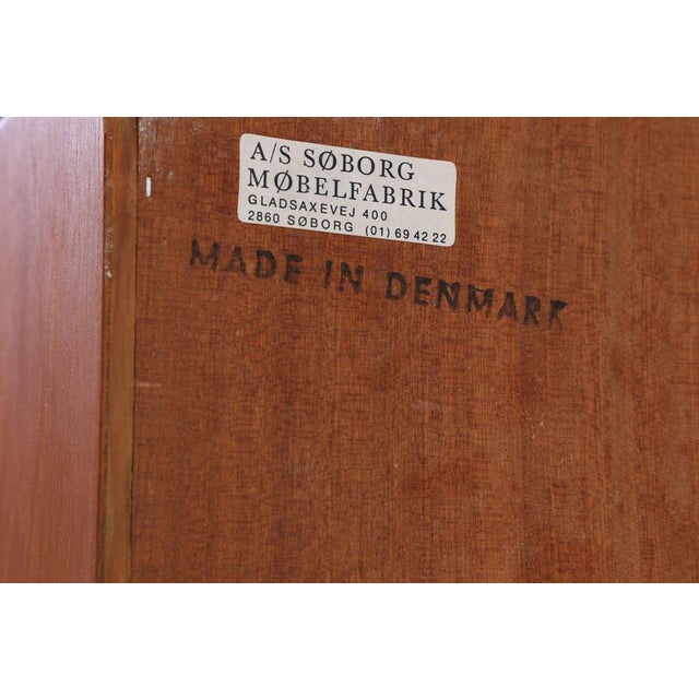 Vintage Danish Teak Linen Cabinet by Børge Mogensen, 1960s For Sale - Image 11 of 14