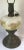 Traditional Vintage Electrified Oil Lamp For Sale - Image 3 of 9