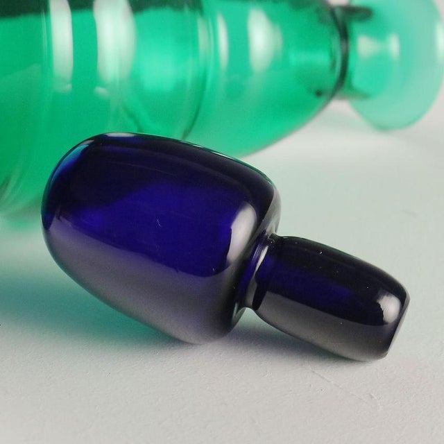 Murano Glass Bottle from Carlo Moretti For Sale - Image 6 of 8