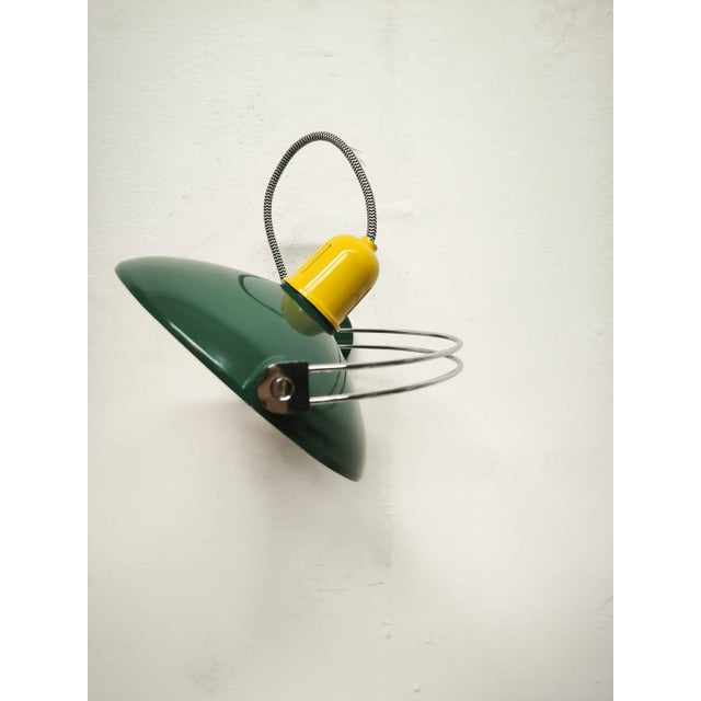 Forest Green Luna Wall Light from Philips, 1980s For Sale - Image 8 of 15