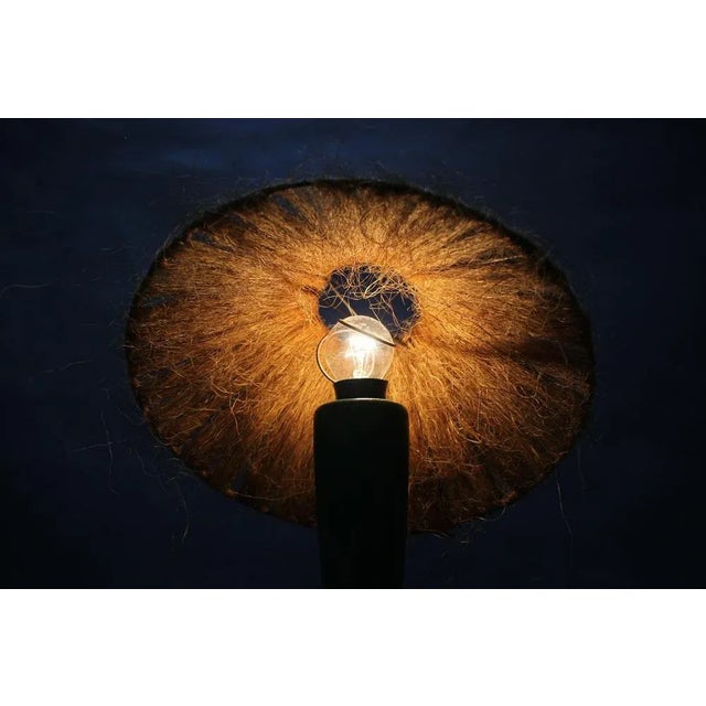Brown Mid-Century Modern Table Lamp, Czechoslovakia, 1950s For Sale - Image 8 of 11