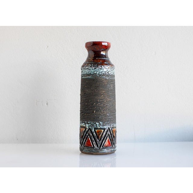Mid-Century Modern Scandinavian Pottery Vases from Tilgmans, Sweden, Set of 2 For Sale - Image 5 of 13