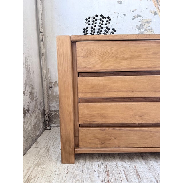 Elm Commode from Maison Regain, 1960s For Sale - Image 9 of 18