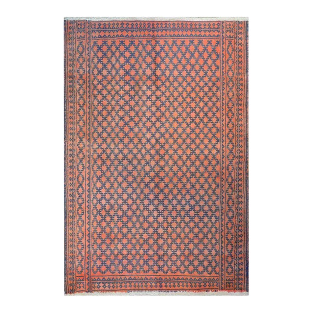 Vintage Persian Cotton Kilim Rug For Sale