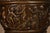 Brown Neoclassical Style Large Pair Of Cast Bronze Covered Urns With Figural Relief For Sale - Image 8 of 18