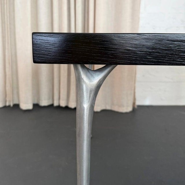 Mid-Century Modern "Gazelle" Cast Aluminum Checkered Dining Table by Shelby Williams For Sale - Image 10 of 12