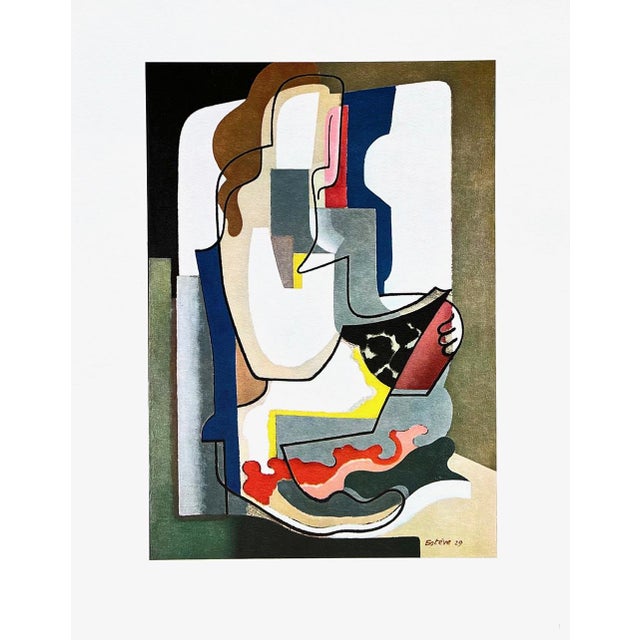 Title: Liseuse Artist: Maurice Esteve Country: France Medium: Offset Marks: Signed in plate not numbered, have one inch...