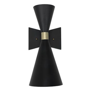 NOIR Ariel Sconce, Black Iron For Sale