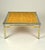Italian Coffee Tables with Bamboo Top, Chrome and Gilded Brass Frame, 1970s, Set of 2 For Sale - Image 4 of 14