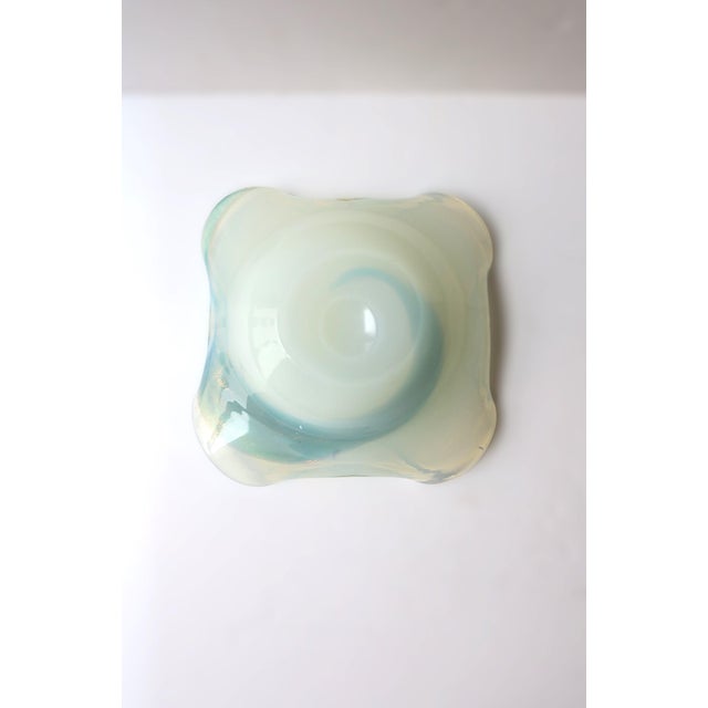 Italian Murano Art Glass Bowl Seguso Style For Sale - Image 10 of 10
