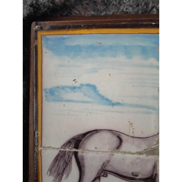 Antique Dutch Tilework with Horse For Sale - Image 5 of 8