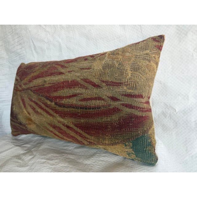 Abstract 16th Century Brussels Tapestry Pillow For Sale - Image 3 of 7