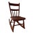 19th Century American Country Half-Spindle Sewing Chair For Sale