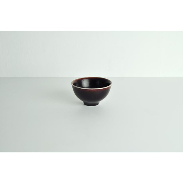 Oxblood Glazed Bowl by Gerd Bøgelund for Royal Copenhagen, Denmark, 1960s For Sale - Image 3 of 10