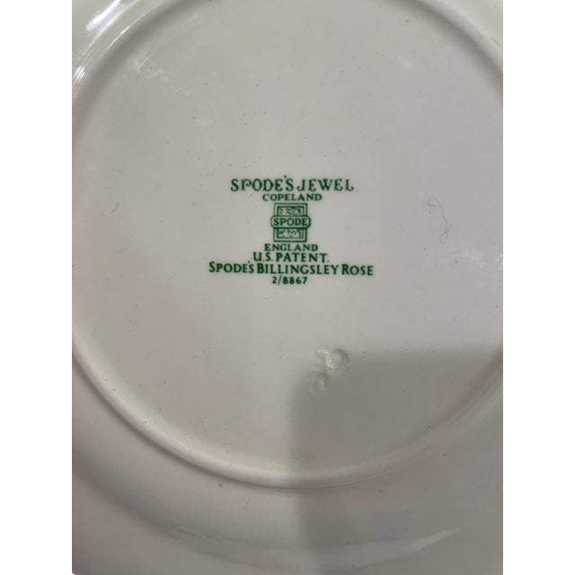 Spode Tea Set & Dessert Service for 8 - 1920s-1940s - 42 Pieces - Billingsley Rose English Porcelain For Sale - Image 10 of 11
