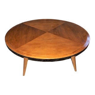 Mid 20th Century Drexel Projection Round Coffee Table For Sale